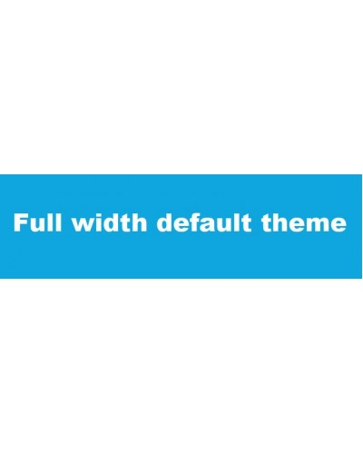 Full width default theme